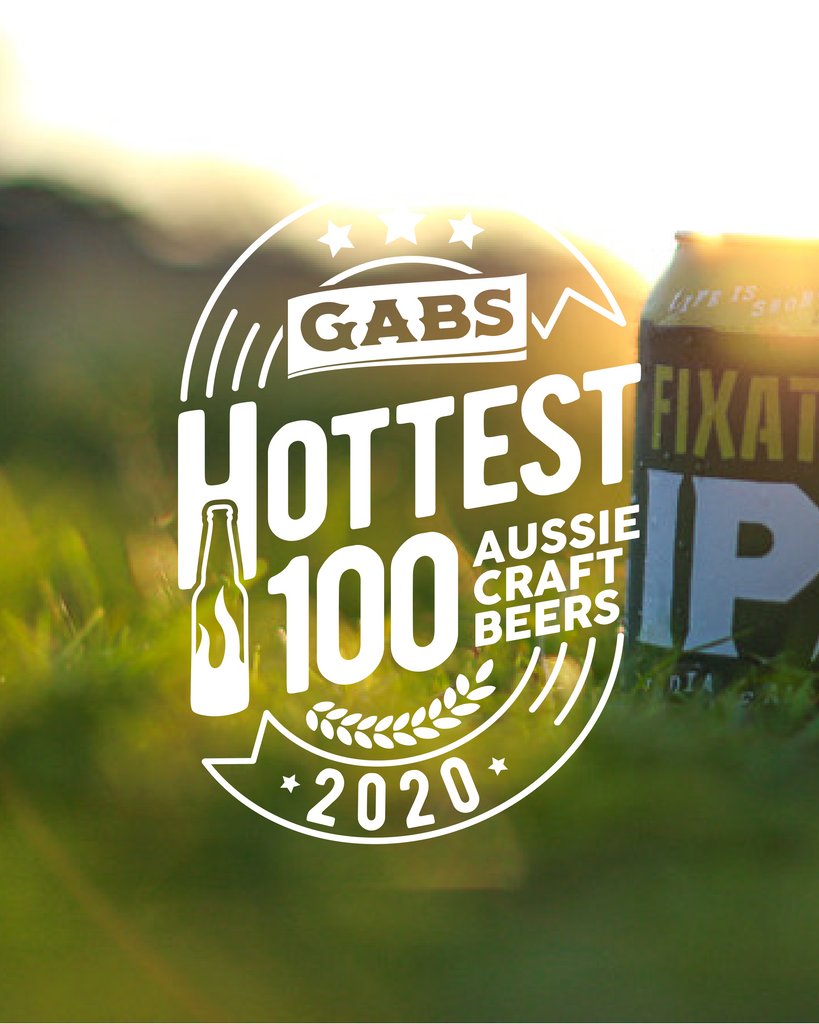The countdown begins with voting for GABS Hottest 100 of 2020 closing at 11.59pm AEDT on Friday 15 January 2021.

Go on, vote #1 for FIXATION IPA.

#GABShottest100 #fixationIPA #fixationbrewing #dedicatedtoIPA #indiapaleale #drinkfresh #askforindiebeer #collingwood #melbourne