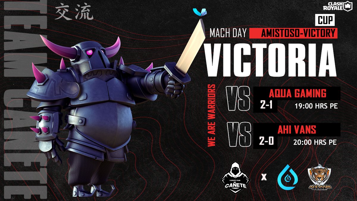 [#ClashRoyale]
Empezamos con el pie derecho, los guerreros logran doble victoria.

🏆AMISTOSO
⚔️@AquaGamiing_
📰2-1

🏆<a href="/VictoryLiga/">Liga🇻🇪Victory</a>
⚔️<a href="/ahi_vans/">aHí VaNs</a>
📰2-0

JUGADORES
👤|<a href="/TCsanchez_luis/">LUIS SANCHEZ</a>
👤|@Busbuny2
👤|@Justin_SJJ 🎖️
👤|<a href="/DirectosEnFB/">🇲🇽TheRipLevelHunt🇲🇽</a>
👤|<a href="/VCjhoanCR/">JhoanES</a> 🎖️
👤|<a href="/Dark_Alan_14/">Alan</a>
👤|<a href="/Erwin71111043/">Erwin</a>