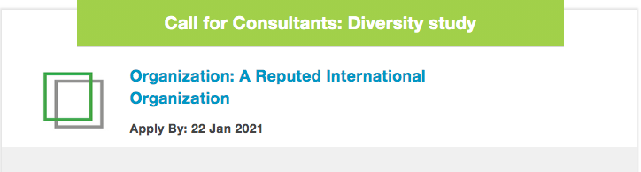#CallforConsultants A reputed international organization that works in the areas of education, arts and culture wishes to carry out a caste diversity study of its workforce

Details : ngobox.org/full_rfp_eoi_C…

#Study #Education #Diversity