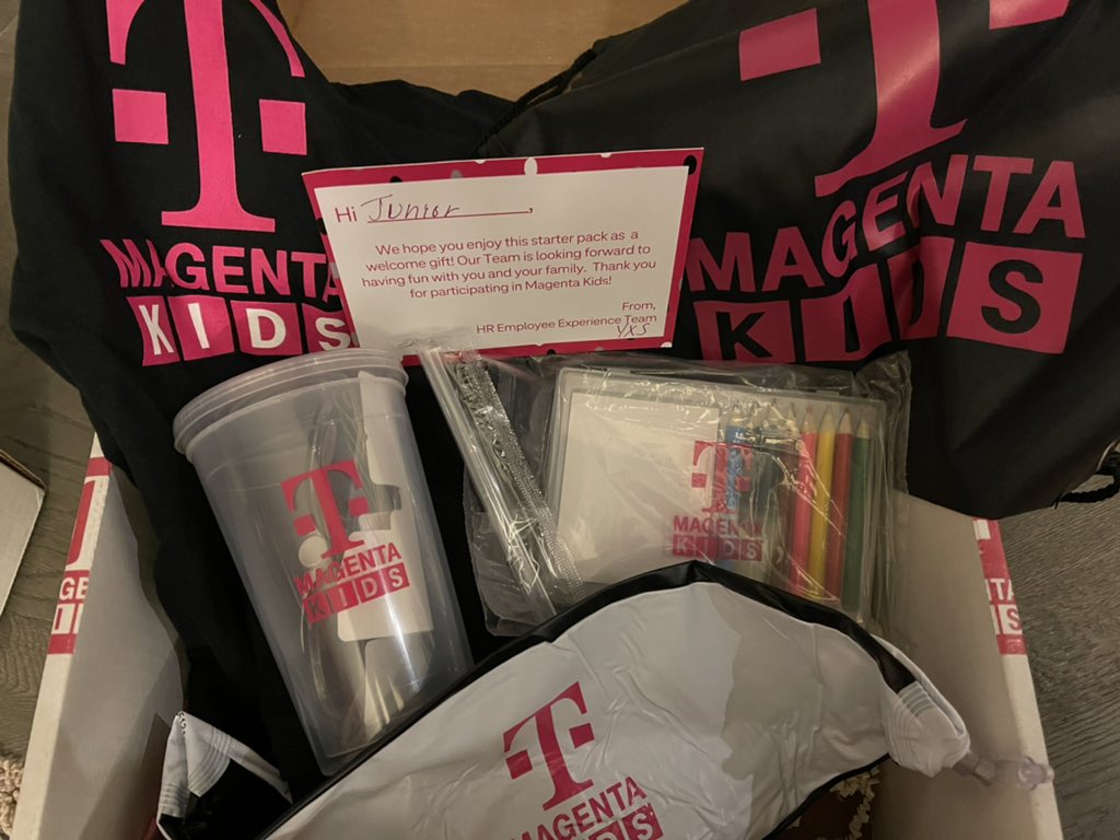 Exciting surprise for my #MagentaKids #tmobile