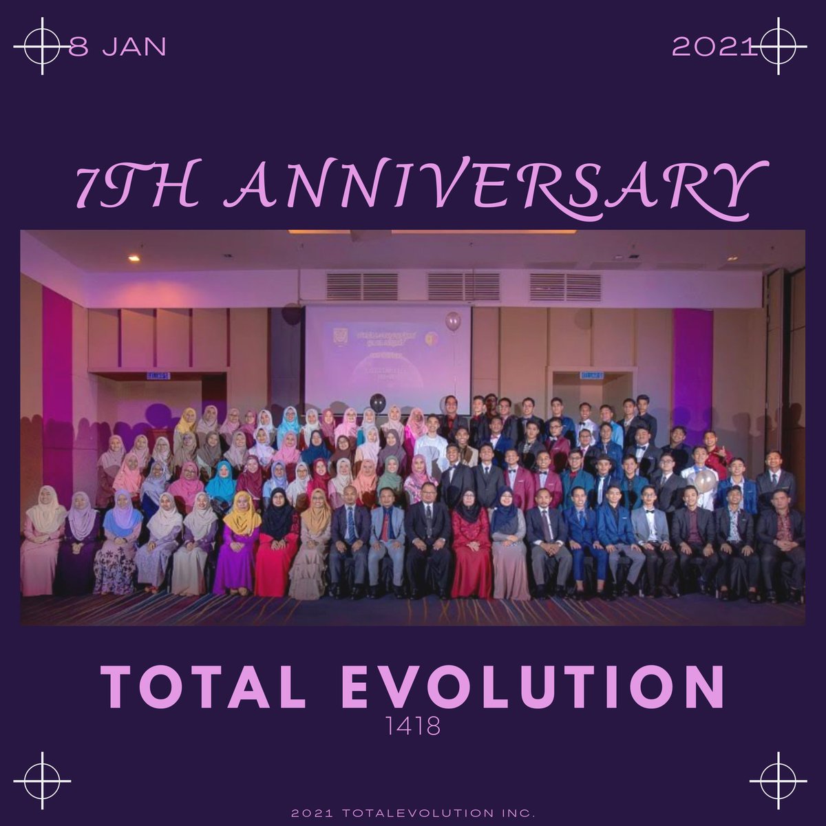 totalevolutionn's tweet photo. HAPPY 7th ANNIVERSARY TVO1418 💖✨ https://t.co/4Tv3ExUKa0