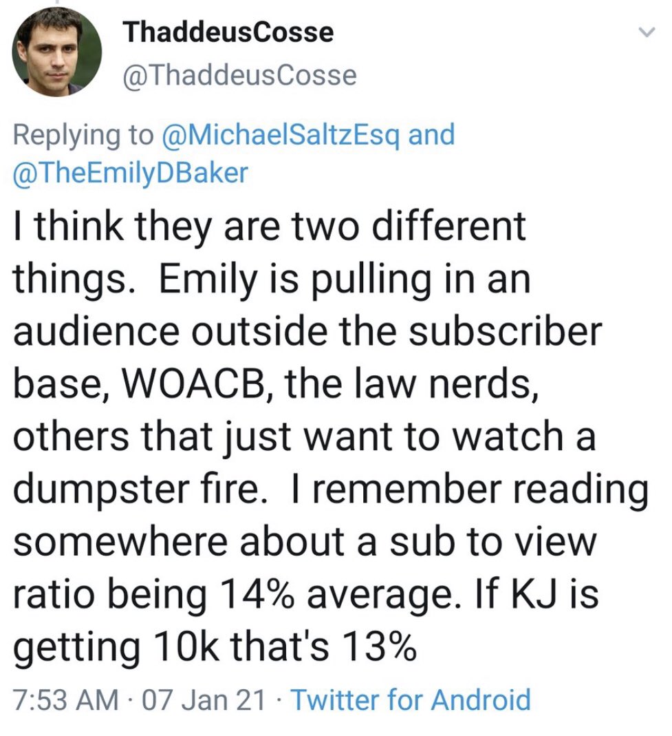 seal_enthusiast's tweet photo. Oh i love this. if #Wocab bought subs or got low views, it only hurts the defamation argument. That means even less viewers who actually encountered her videos on Tati. A small and unpopular channel spoke about your client? The chances of her hurting sales are minuscule #suenami https://t.co/sh70VviT1C
