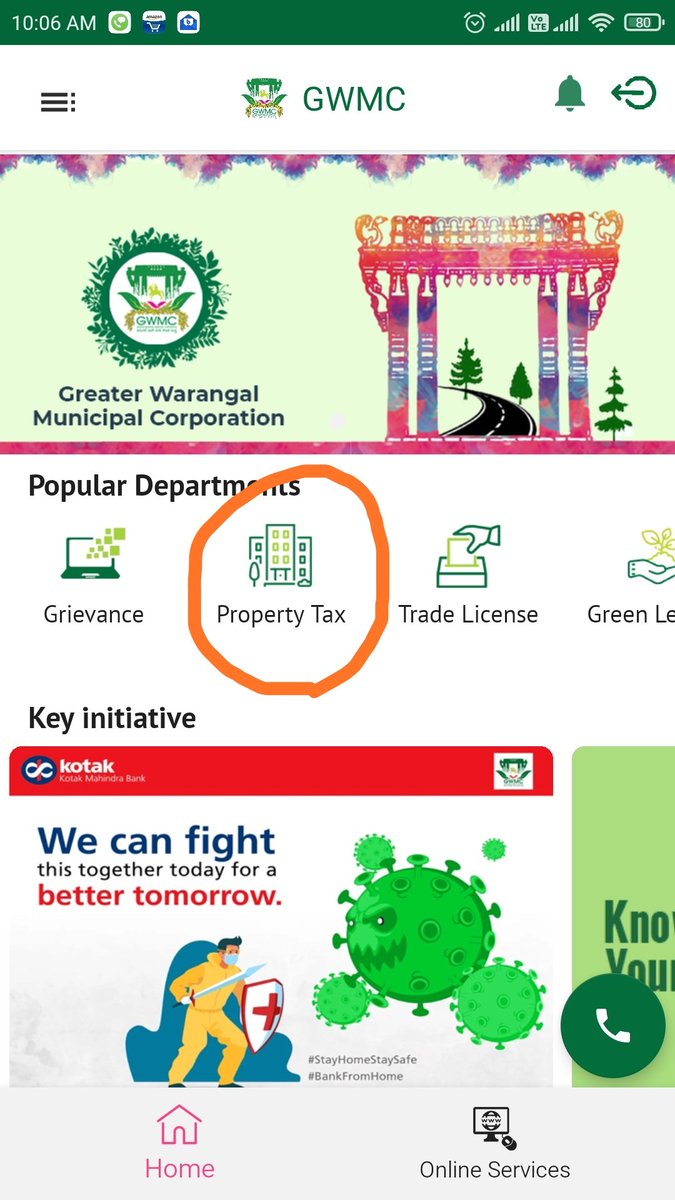GwmcIt's tweet photo. @vinay_vangala @MC_GWMC @TelanganaCMO @KonathamDileep @malinireddy @Chary_VSC @TSMAUDOnline @arvindkumar_ias @KTRTRS @PMR0789 @HiWarangal @Collector_WGLU @HamaraWarangal @Srinivas111188 @gattu_ranjith @GWMC_CP @avinasharuri @suresh_adepu403 Dear Vinay 
Pl use MyGwmc Mobile app, or https://t.co/tvSZasEsj1 portal for any enquiry. Those are working fine. https://t.co/vfIGwepNqN