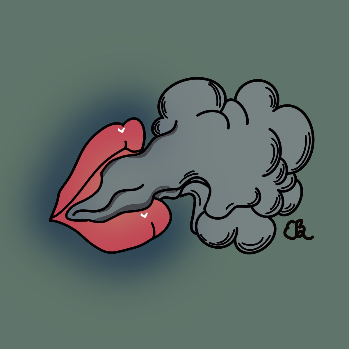 ItsErikabYo's tweet photo. Lips with smoke 
.
.
.
#candraw #drawings #myartwork #penup #digitalart #digitaldrawing #procreate #procreatedrawing #procreateartist #digitalartist #penup https://t.co/E9fDgOzY4v