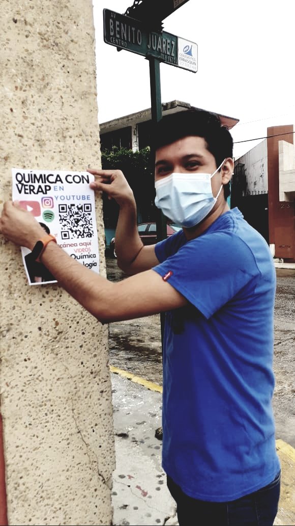 QuimicaVerap's tweet photo. Hoy salí a las calles de la ciudad a pegar carteles sobre mi canal de youtube para que llegue a más personas jaja,fue divertido. 
Link: https://t.co/EcnZlo8xh7

#quimica #quimicaverap #aprendeencasa #redhouse #pruebaporfortaleza #vibez #telegram #microbiologia #loret #biología RT https://t.co/vQ11ZRLoL3