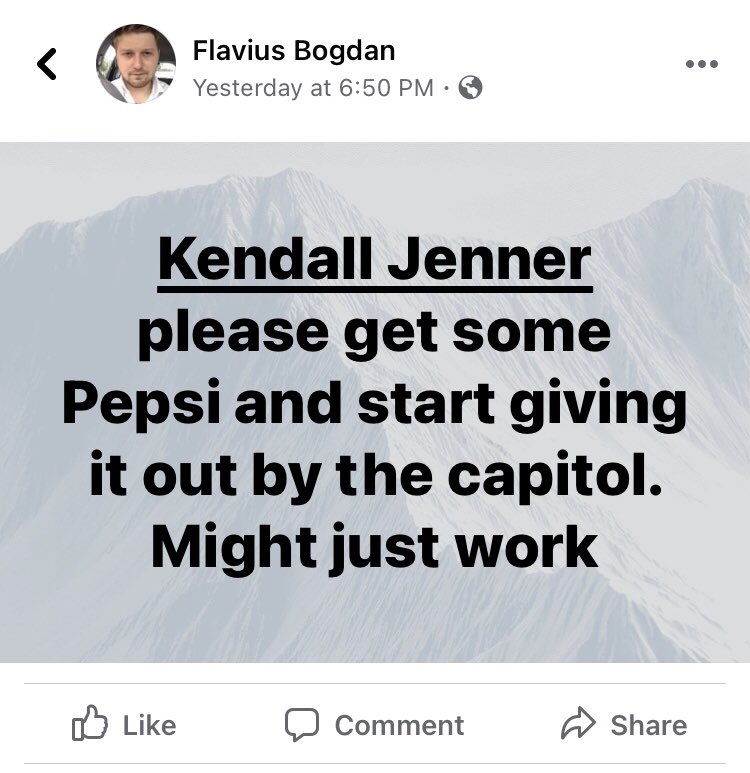 FlaviusBogdan8's tweet photo. @KendallJenner your people need you Kendall, America needs you! https://t.co/Y6nhqLkAYB