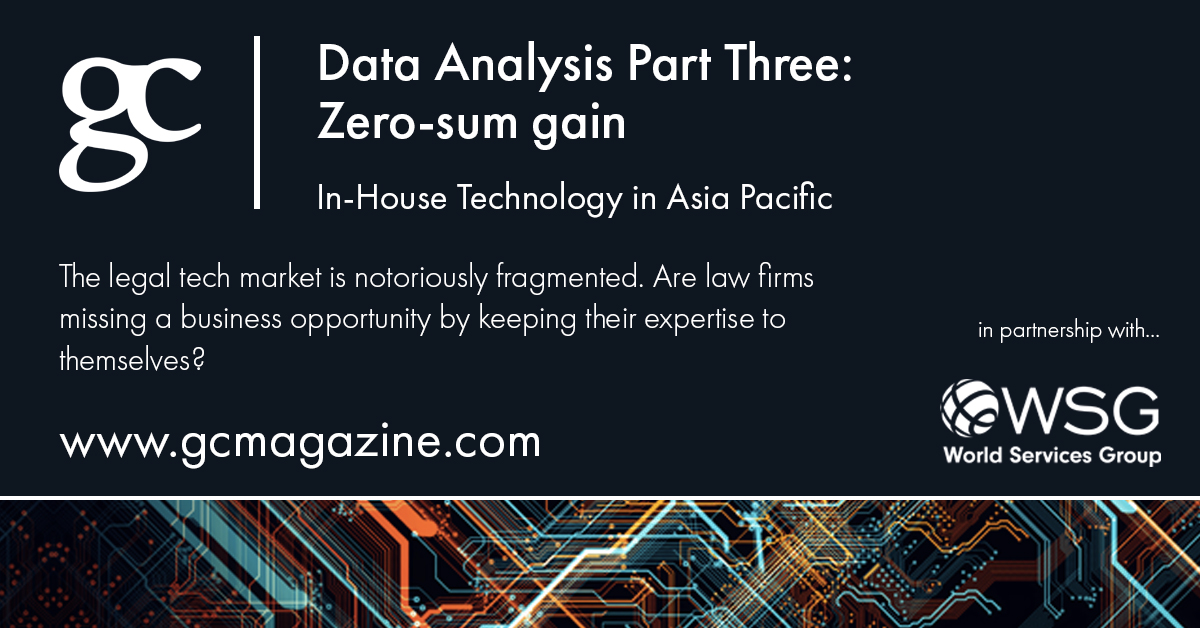 Legal tech is becoming big business in the Asia Pacific region! We find out why in our ‘In-house Technology in Asia Pacific’ special report written in partnership with <a href="/WorldServsGroup/">World Services Group</a> . You can read our full analysis here: gcm.ag/as1 #GClegaltechAsia #WSGInteractive