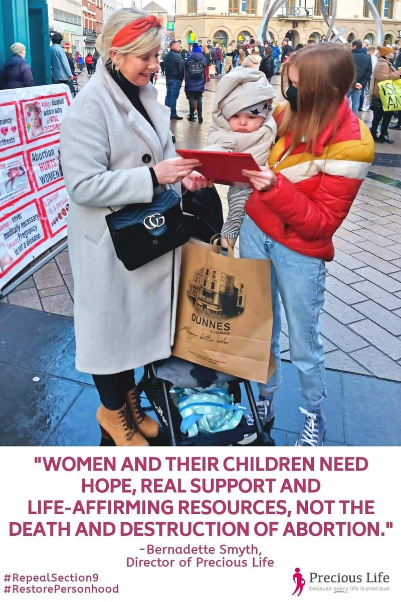 PreciousLifeCom's tweet photo. Precious Life demand better than abortion for the women and babies of Northern Ireland.💪💞 

#SupportNotAbortion #RepealSection9 #RestorePersonhood #NorthernIreland https://t.co/1EWEq7AIu3