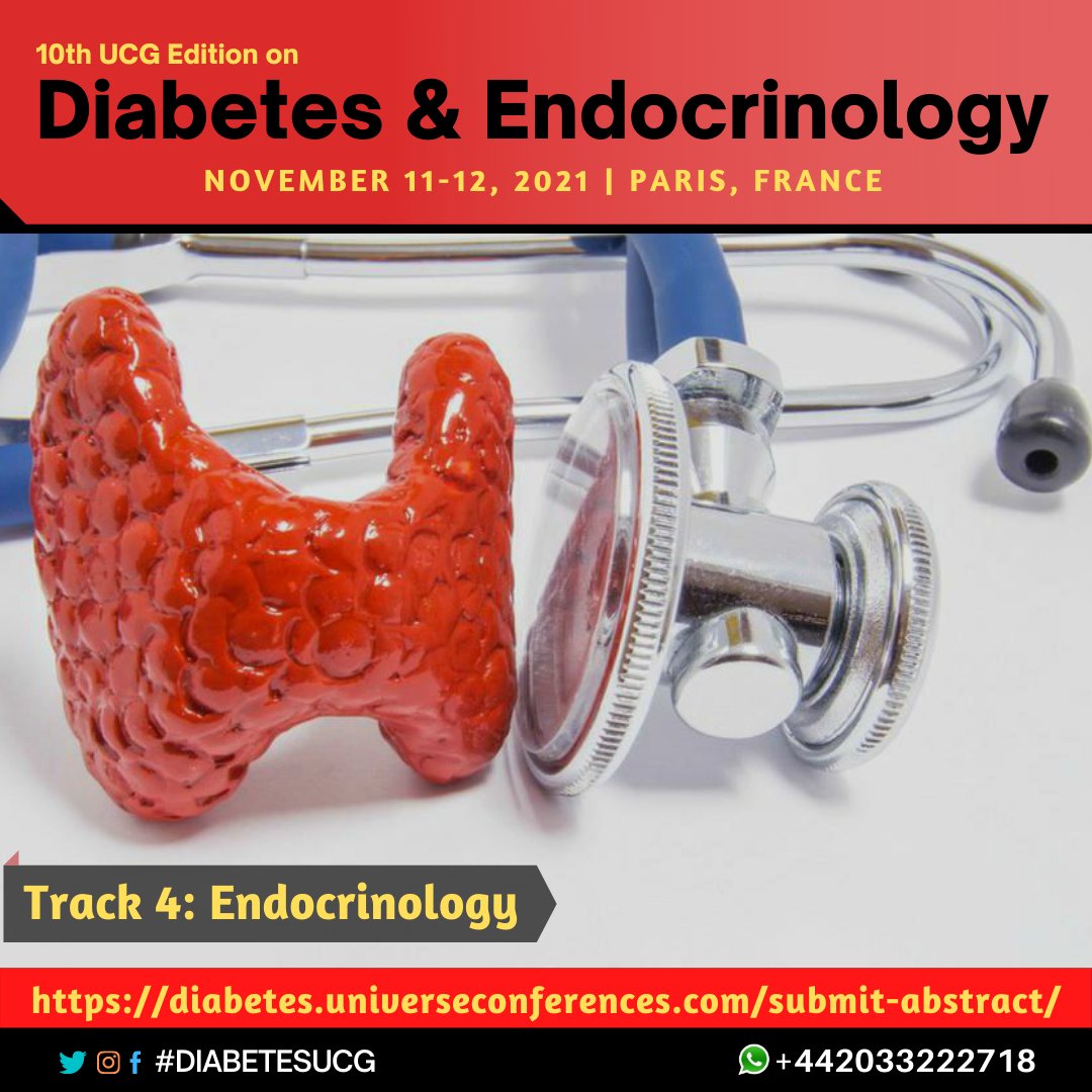 DiabetesUCG's tweet photo. #DEUCG2021 Are you excited to participate? Submit your abstracts for the Diabetes &amp; Endocrinology Utilitarian Conference
Visit: https://t.co/GGPV2cAdGJ 
#Diabetes #Endocrinology #Healthcare #Diabetologists #Endocrinologist #Endocrine #DiabetesCare #Type2diabetes #Prediabetes #CME https://t.co/d2gampmCUz