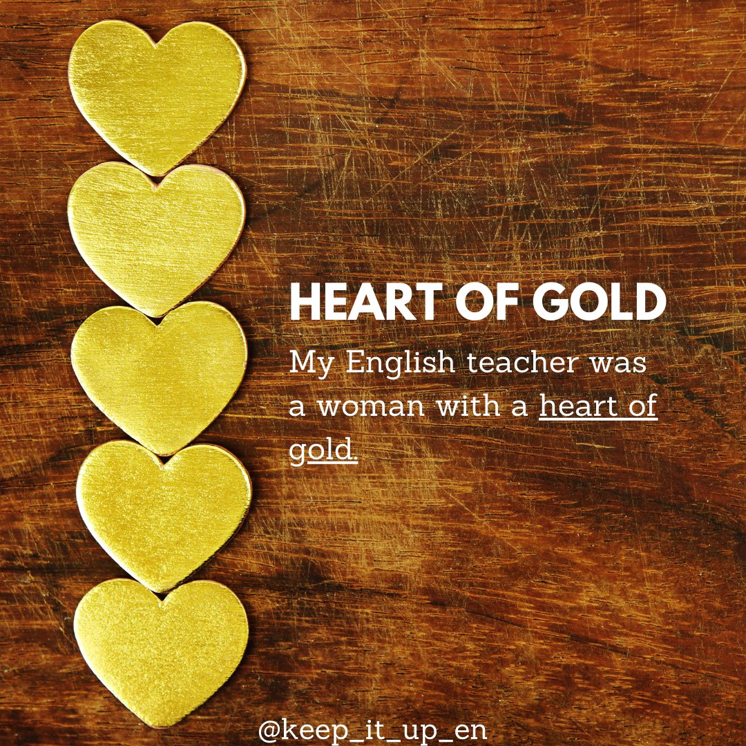 keepitupenglish's tweet photo. Znacie kogoś o złotym sercu? 💛
Koniecznie dajcie znać! :)
Podobało się? Zostaw serduszko albo podaj dalej 🥰
#gold #english #heart #kind #learning #LearnEnglish #learnenglishonline #nauka #angielski #złoty #złoto #serce #dobro #英語 #勉強 #日本語 #優しい #金 https://t.co/K5FEZ3Iwoq