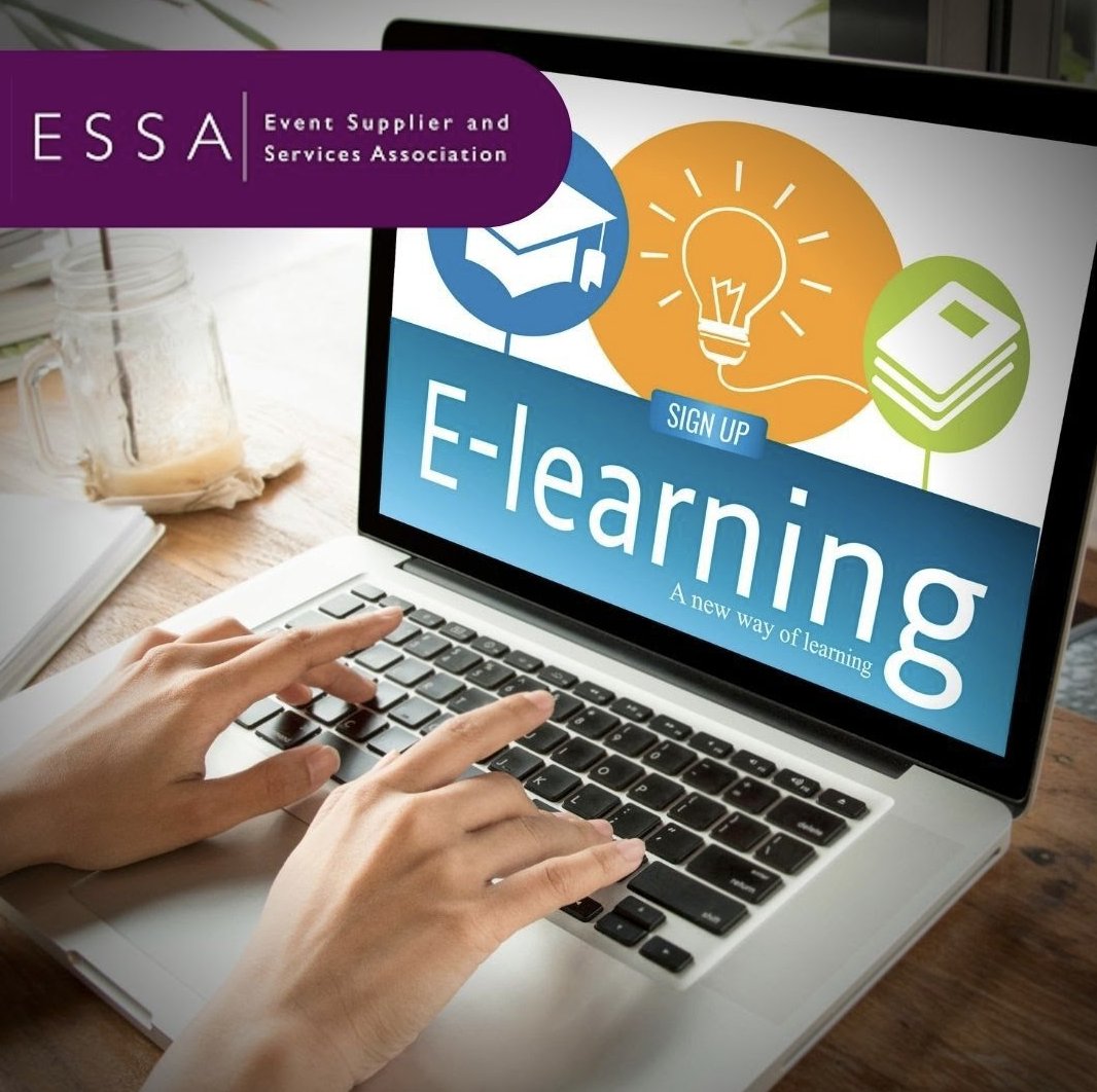 ESSAnews's tweet photo. Representing the very best suppliers to the events industry we are dedicated to helping our members maintain their levels of excellence by providing access to a number of training programs. 

Click the link to have a look at our virtual college - https://t.co/W37W7kzOvS https://t.co/iN9Awpwx5d