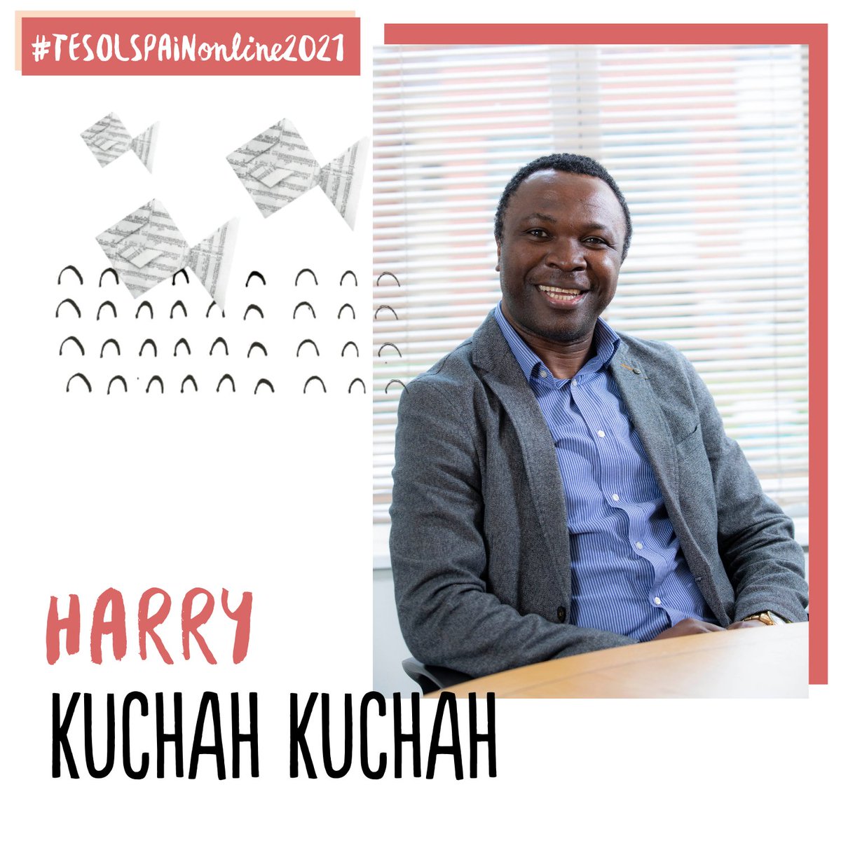 📣 Introducing our 2nd Plenary Speaker for #TESOLSPAINonline2021… <a href="/hkuchah1/">Harry Kuchah Kuchah</a> Harry Kuchah Kuchah will be presenting on Sunday 7th March 

The Convention is FREE to all TESOL-SPAIN members. 
Go to TESOLSPAINonline2021.com for more information and registration details