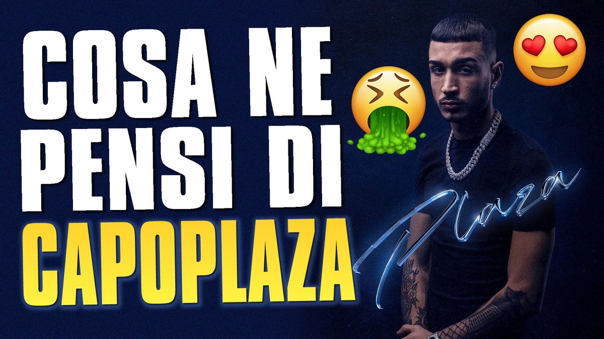 ci chiedete spesso APPROFONDIMENTI su RAPPER o ARTISTI a cui facciamo le REACTION , in occasione dell USCITA del nuovo disco di Capo Plaza abbiamo deciso di COMINCIARE questa NUOVA RUBRICA ! oggi alle 14.15 su YOUTUBE il primo episodio di COSA NE PENSO DI !
#ArcadeBoyz #Capoplaza