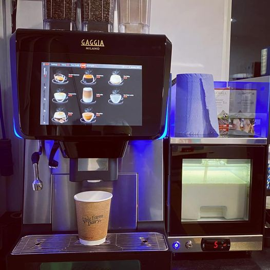 Great news! Not only can you buy bottles of delicious farm fresh milk at <a href="/vinefarmdairy/">vinefarmdairy</a>'s Milk Shed, you can now get a hot drink made with the milk too! #Leicestershire #supportlocal 😋☕️