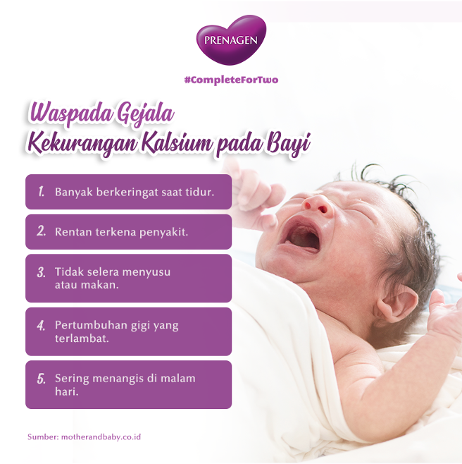 tvOneNews's tweet photo. Bukan hanya untuk orang dewasa, kalsium juga penting bagi pertumbuhan tulang dan gigi bayi. Penuhi kebutuhan kalsium buat Si Kecil dengan baik. Kamu bisa melihat beberapa tanda kekurangan kalsium yang dialami oleh bayi di gambar berikut #CompleteForTwo #SayYesToASI @PrenagenWorld https://t.co/ixL1ccbhcS