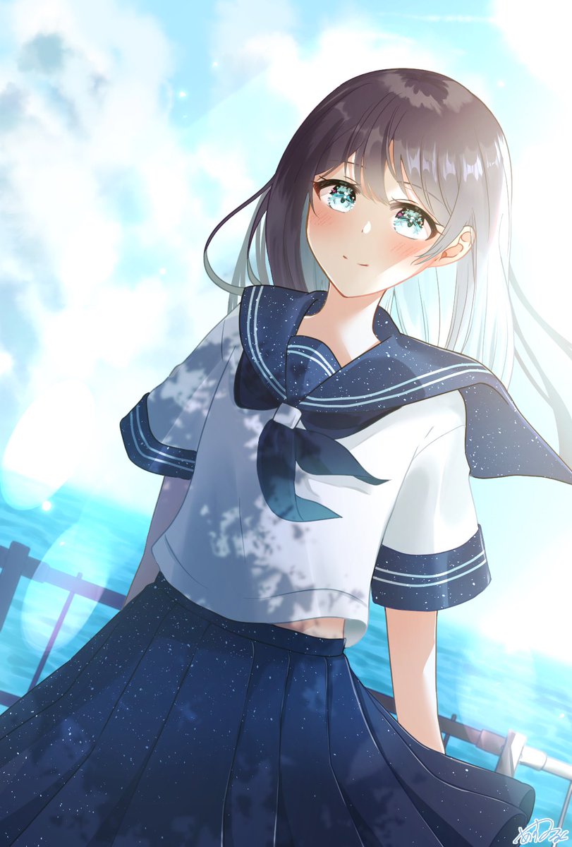 夏にしか会えない女の子 オリジナル 私の絵柄が好みって人にフォローされたい あすみるく のイラスト