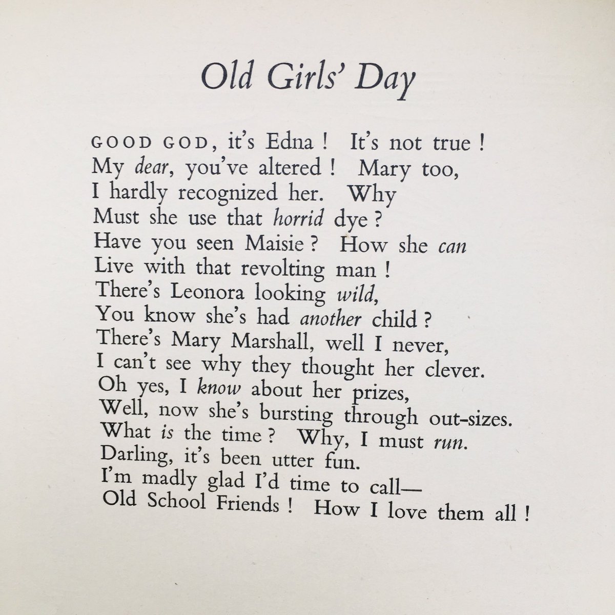 mooseandmouse's tweet photo. Today’s #DailyPoemPicture features Walter Trier being witty as ever in his line (those dogs!) for an amusing verse by Diana Morgan, who wrote scripts for Ealing comedies and apparently had the knack of slipping in risqué jokes #WalterTrier #DianaMorgan https://t.co/svLGDzqA7D
