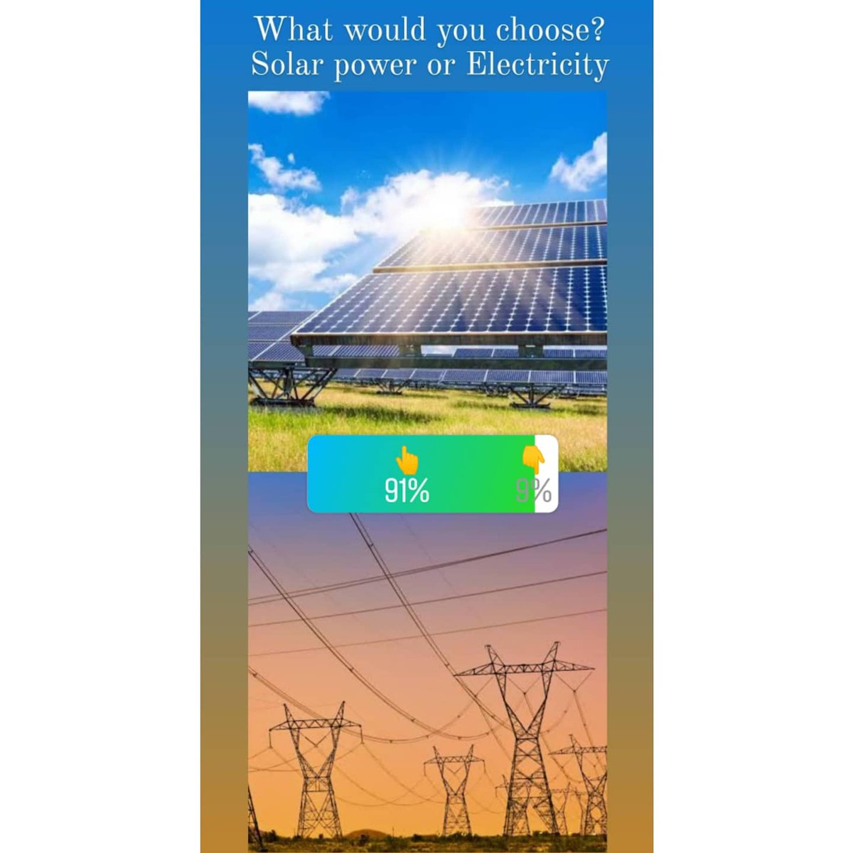 popping_polls's tweet photo. Results are out
#poppingpolls #polls #pollwithpp #results #anushkasharma #viratkohli #slam #publication #etimes #privacy #invasionofprivacy #privacyisimportant #invading #celebrites #solarpower #electricity #adani #adanigreenenergy #relience #ratantata #mukeshamabani #OpinionPoll https://t.co/AUnS0FaHax