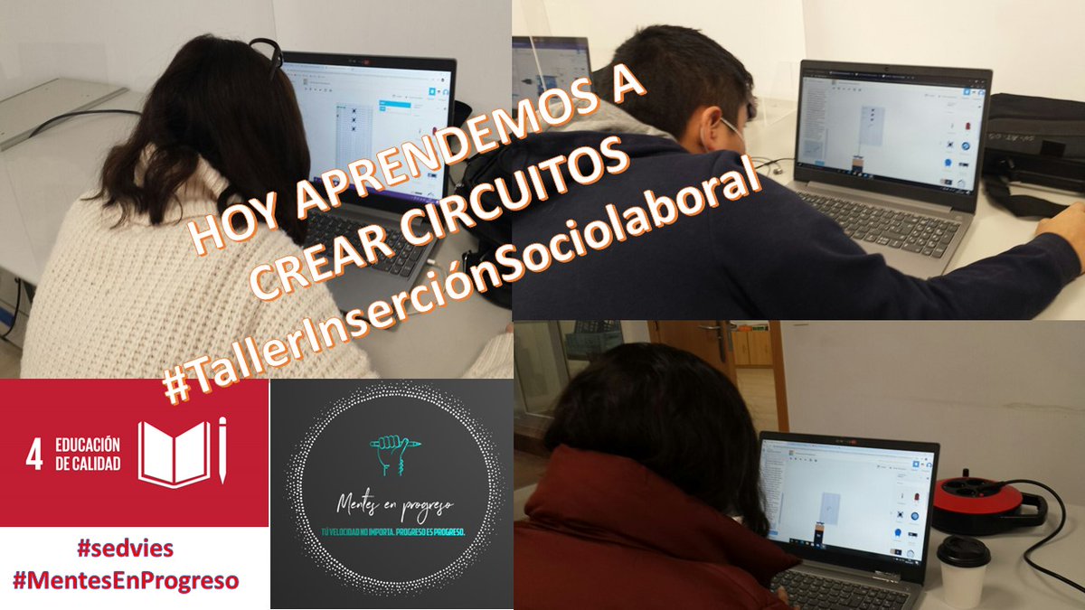 sedvies's tweet photo. 📢#TallerInserciónSociolaboral #CreaciónDigital Comenzamos el 2021 con las energías recargadas!! #MentesEnProgreso https://t.co/0HuGOQg0Ox