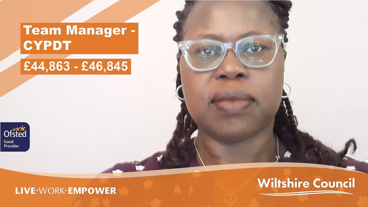 Closing Sunday!

We're looking for someone with supervisory or management experience to join our Children and Young People's Disabilities Team as a Team Manager. If you have substantive social work experience and want to find out more, visit orlo.uk/S1XVM

#WeAreWilts