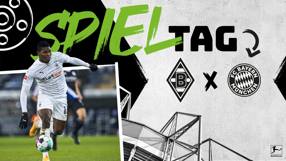 borussia's tweet photo. 🙌 Top-Spieltag! 🙌
🏆 @Bundesliga_DE 
🆚 @FCBayern 
⚽ #BMGFCB
⏰ 20:30 Uhr
📍 BORUSSIA-PARK
📲 Alle Infos zum Spiel 👉 #FohlenApp
📻 @Bitburger #FohlenRadio ab 20:20 Uhr
🎰 Euer Tipp? https://t.co/E7tsbFik11