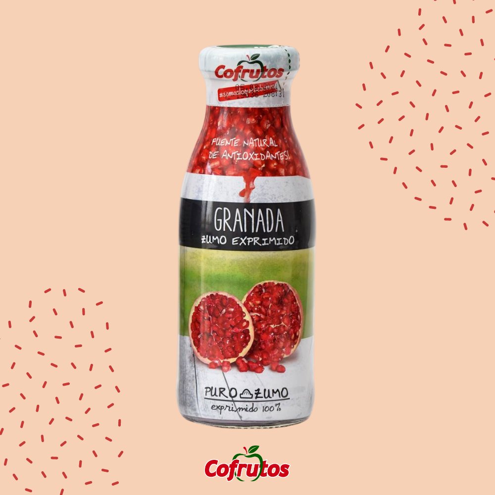 ¿Entre tus propósitos de 2021 está cuidarte más y mejor? ¡Empieza con #Cofrutos! 💪 Nuestros zumos exprimidos no contienen azúcares añadidos y además poseen una gran cantidad de nutrientes que necesita tu organismo. ¡Cuídate!