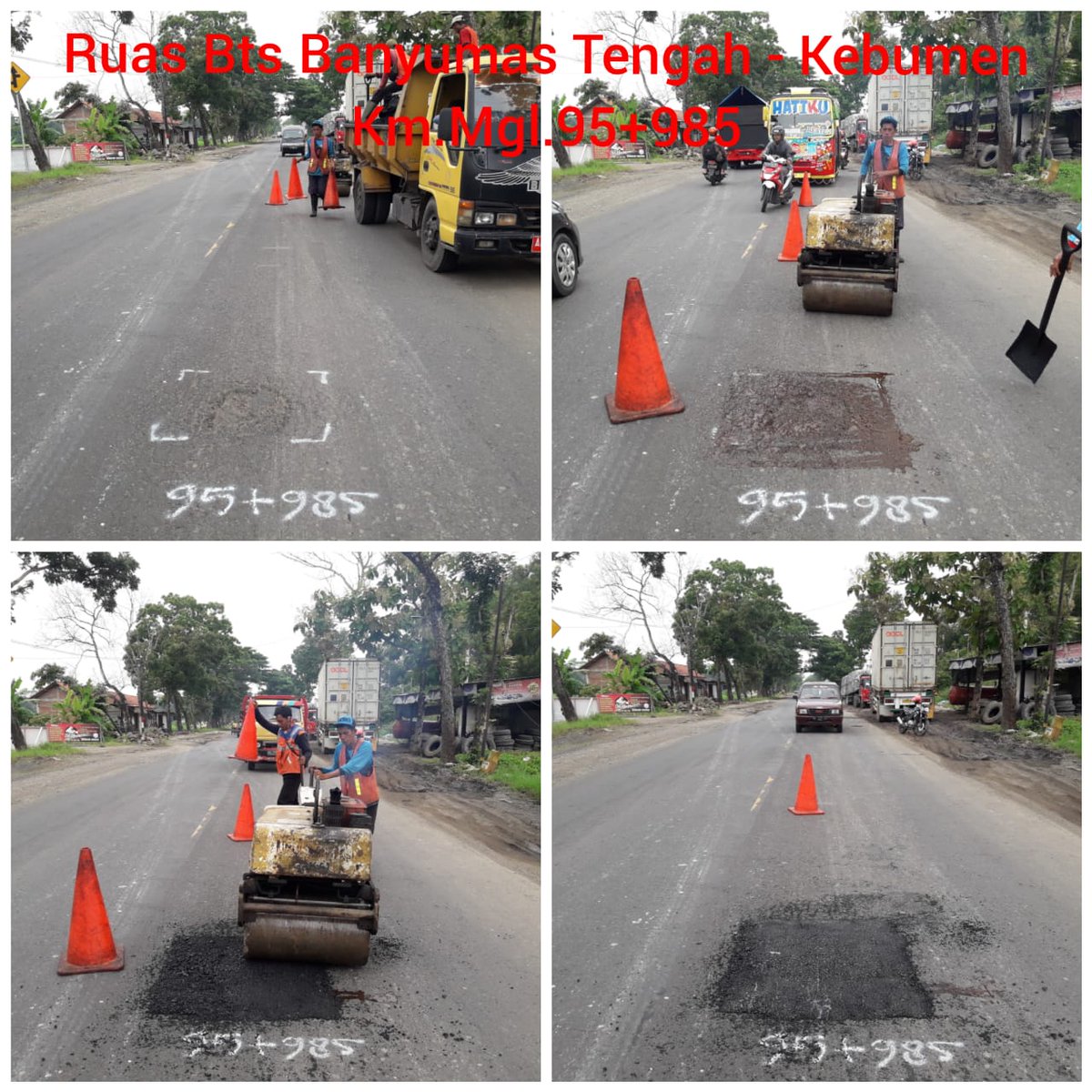 Penanganan lubang di ruas PPK 2.5 Prov. Jateng Jumat 8 Januari 2021
@bbpjnjatengdiy 
@dpubmckjateng 
<a href="/bpj_magelang/">BPJ Wil Magelang #JalanCantik #JatengGayeng</a>