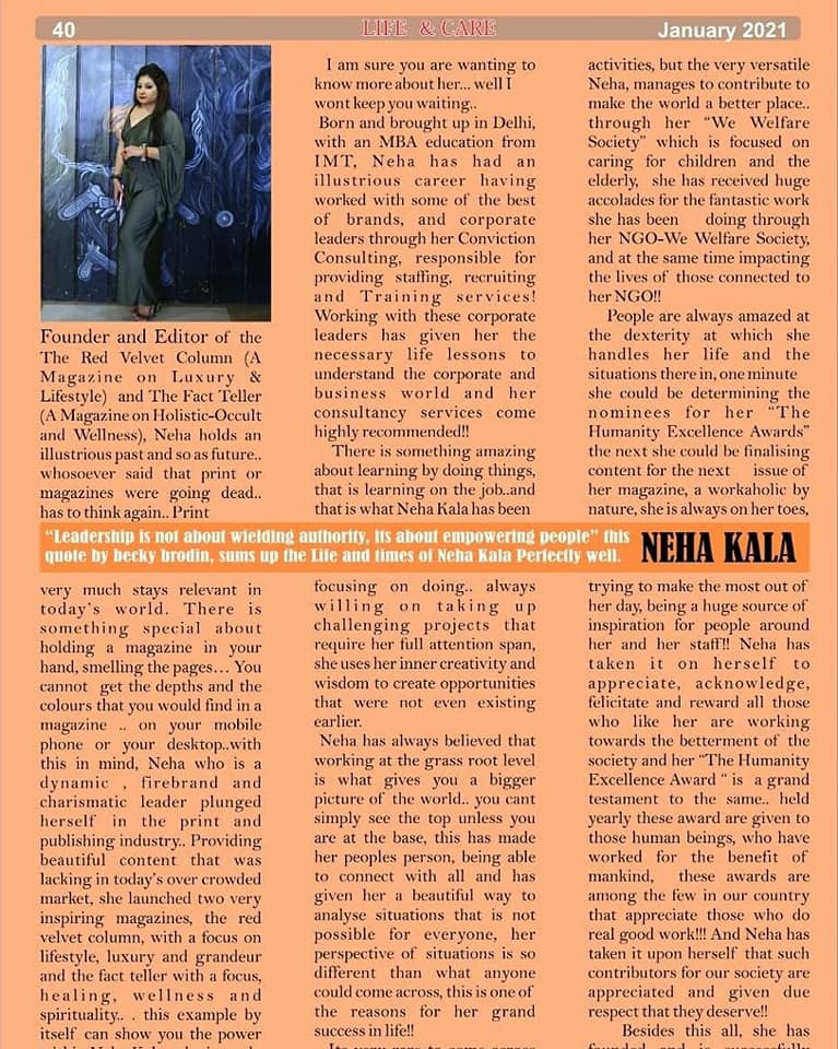 KnowTheBossbyNK's tweet photo. Thank U Md. Ali for the Beautiful Coverage ❤️ In Frame Ms. Neha Kala

#ShukranaSaiya #NehaKala #BudYourPR #TheRedvelvetColumn #WeWelfareSociety #TheHumanityExcellenceAward #TheFactTeller https://t.co/LNxIVaqTzV