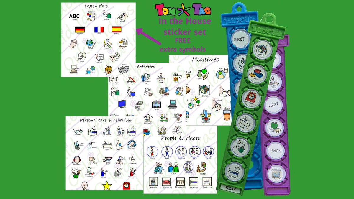 Create timetables and routines to support structure and routine in home learning with #TomTag -award-winning visual supports that children love to use orkidideas.com/product/sticke…
#homeschooling #homelearning #firsttmaster