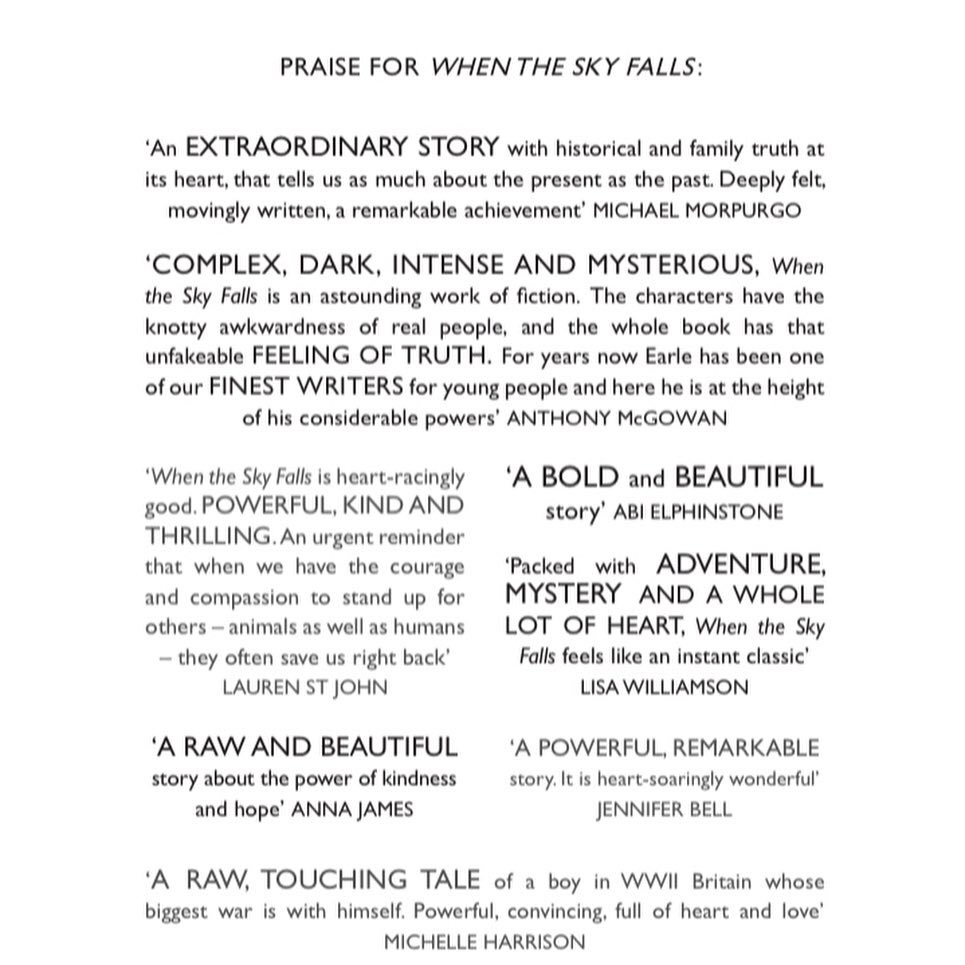 Writers have said kind things already. Writers whose work I admire greatly. Not bad eh?