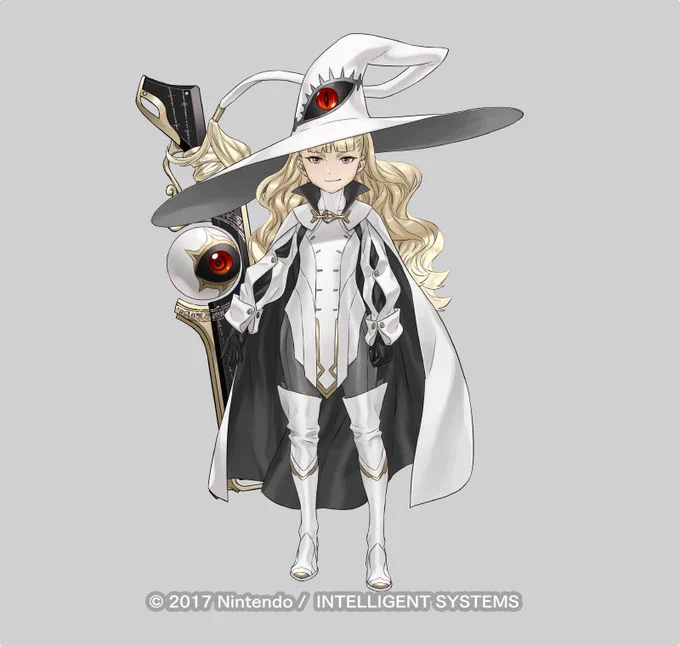 ファイアーエムブレムヒーローズ第5部でデザインさせて頂いた新キャラ、「エイトリ」が会話にちょこっと出てました。今後の活躍が楽しみ! 