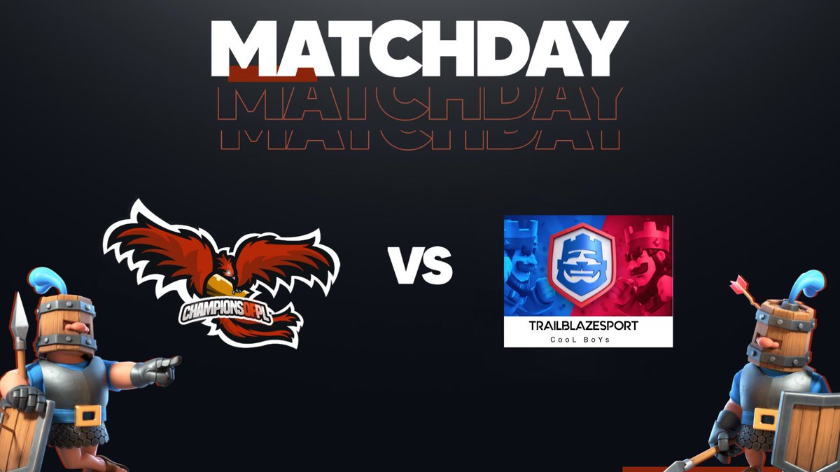 [#MatchDay]
🏆 @CupDeadly
🆚 TrailBlazEsport
⏰ Today 6pm CET