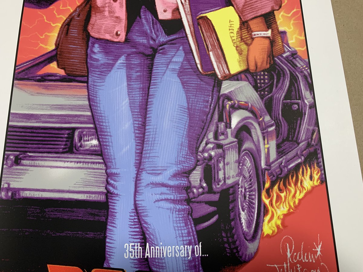 BACK TO THE FUTURE x Rockin'Jelly Beanポスターが3D RETROから届き