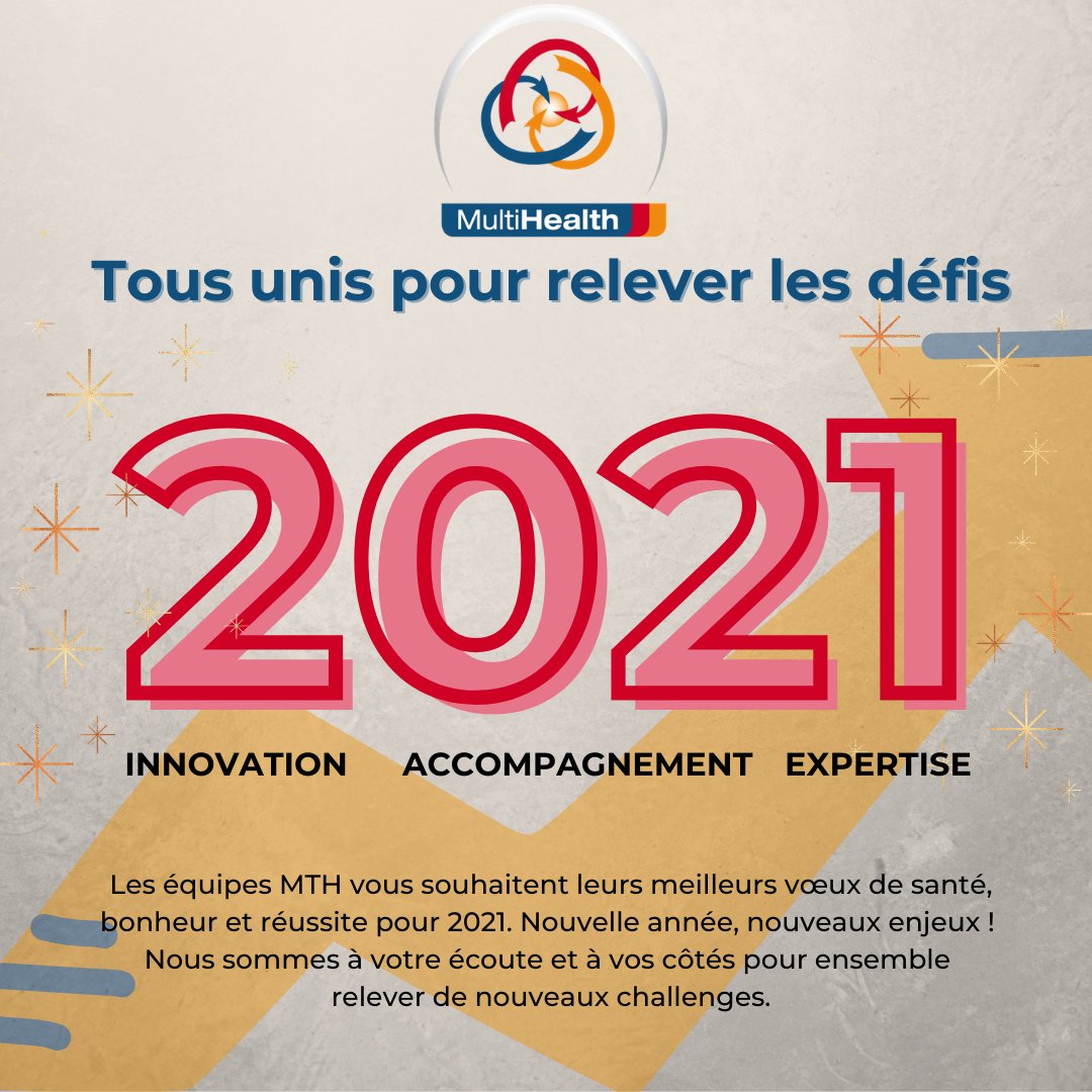 multihealth_'s tweet image. L'équipe Multihealth vous présente à tous ses meilleurs vœux pour l'année 2️⃣0️⃣2️⃣1️⃣ !

#2021 #multihealth #rechercheclinique