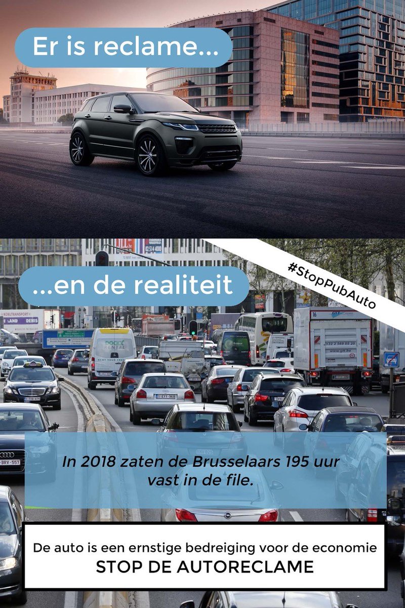 BRAL_Brussels's tweet photo. Snelle, zware en grote wagens blijven promoten? 🤔
👎 We vragen verbod op promotie van zulke wagens
👍 We vragen meer promotie v actieve mobiliteit en openbaar vervoer
https://t.co/dKQqk3eeHJ
#StopPubAuto #Autosalon #Auto2021 #fileleed #verkeersveiligheid https://t.co/1HVQ1ALknU