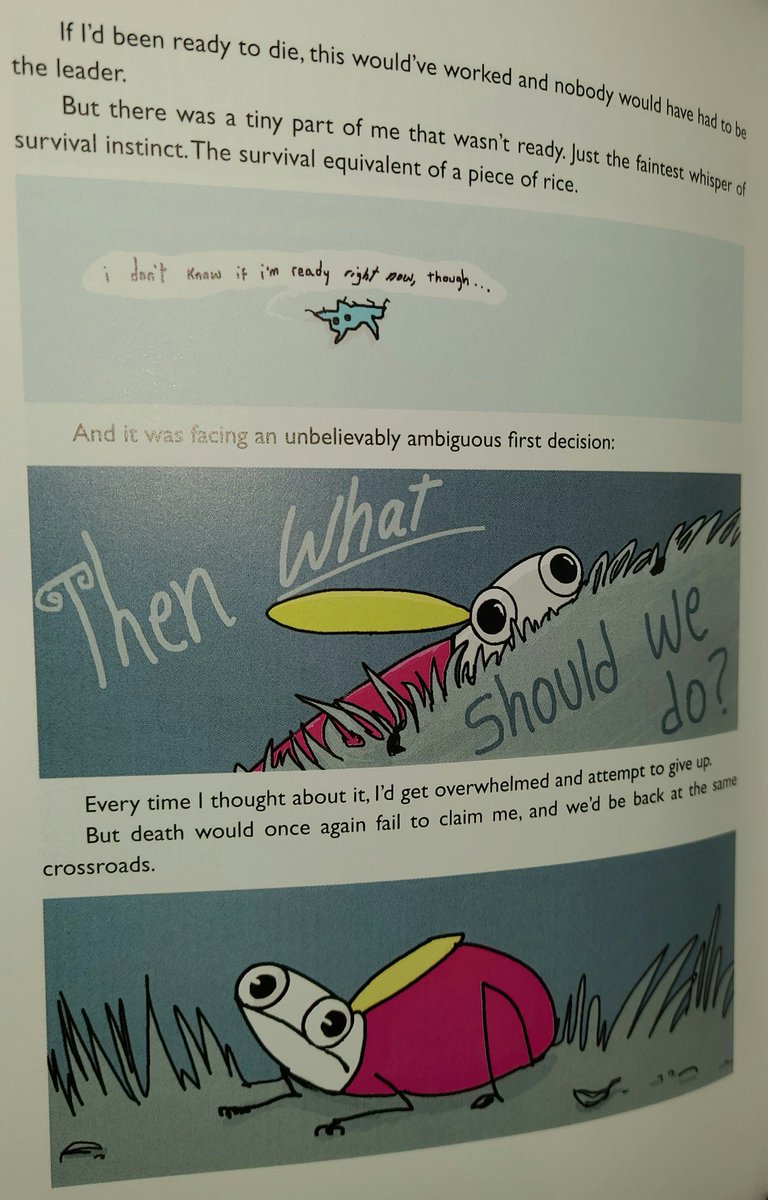 Aderyn's tweet photo. So I don't know how to feel about the fact that this page from #SolutionsAndOtherProblems is basically how I live every day of my life https://t.co/6KK89jnVEu