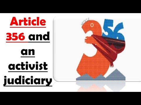 Article 356 & when Judiciary is in Activism in India :What is Art-356?(In brief)-It's inspired by section93 of the GOI Act,1935,which provided that if Governor of a state was satisfied that a situation had arisen in which the govt. can't be carried on in accordance with.(1/16)