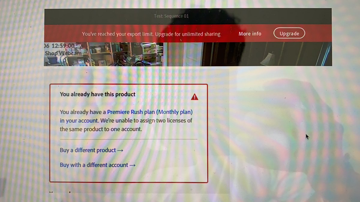 siddhant_'s tweet photo. @creativecloud @Adobe 

After having worked on a video for hrs (Adobe Rush) for a birthday party in 3hrs now I can't export the file cause 'something went wrong' even though I'm a paid customer. Like come on! You had one job @AdobeVideo https://t.co/b0X2oslKjT