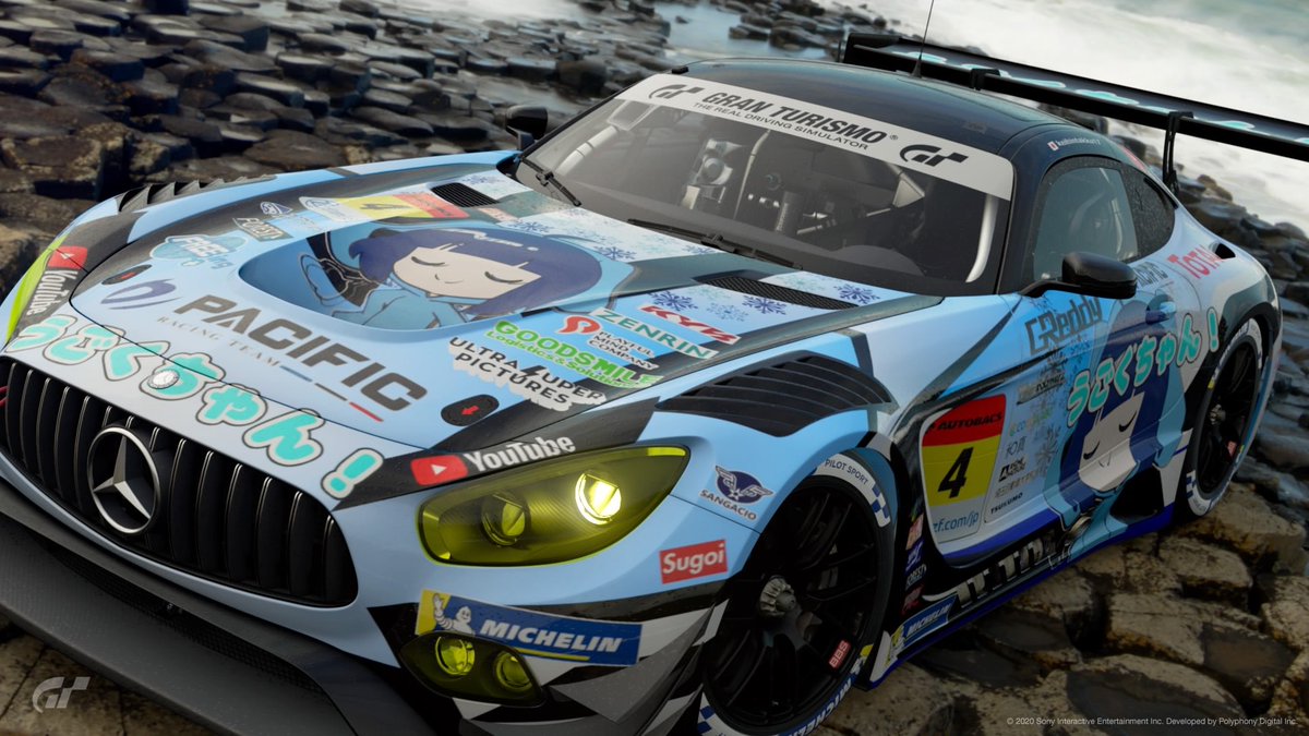 Keihinタック 完成した うごくちゃんの痛車 完成したよ 雪を入れ 白く 水色を強調させたリバリーです Gtsport うごくちゃん T Co Lgnh3ahp1n Twitter