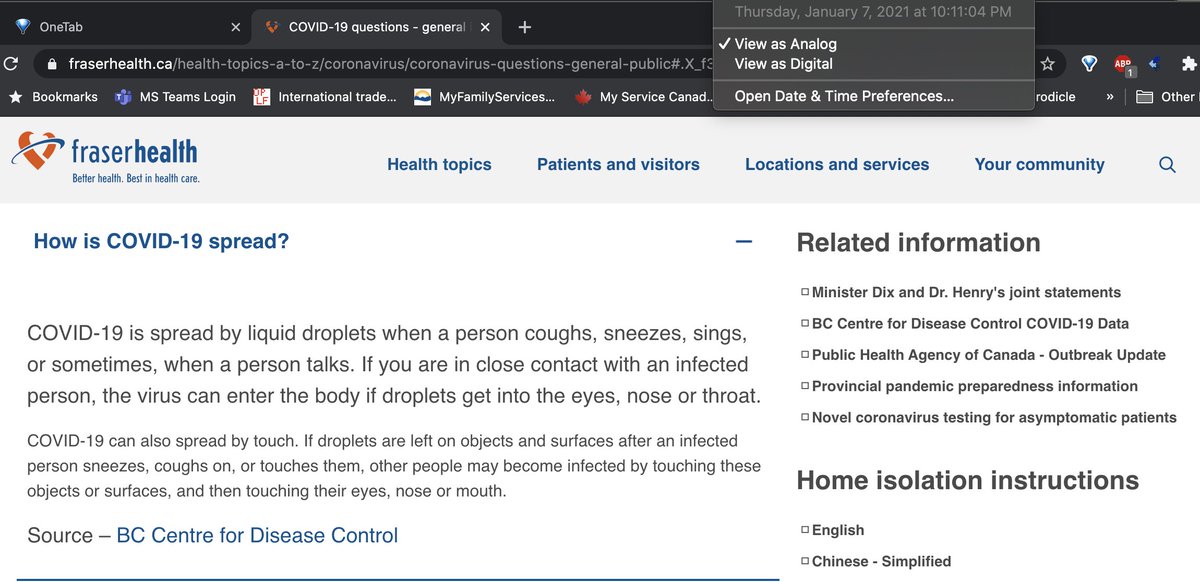 The  @Fraserhealth site still claims the same 'liquid droplets':+