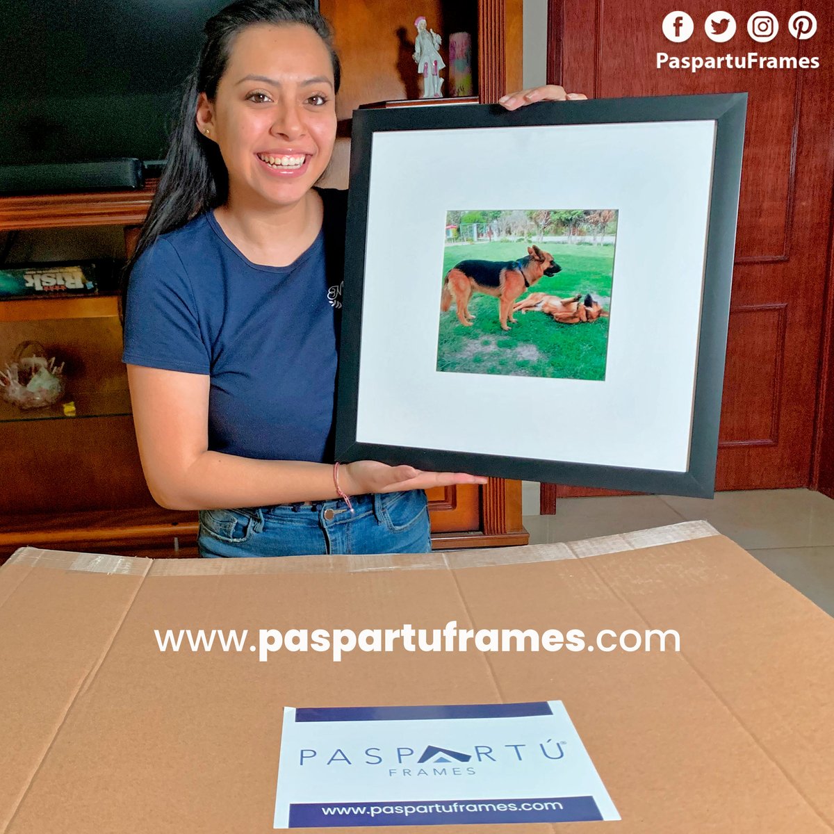 paspartuframes's tweet photo. ¡Ellos también merecen un espacio en tu decoración! 
Descubre una nueva forma de enmarcar sin salir de casa🏠 
https://t.co/jCGu1pVDkS

#paspartuframes #enmarcado #cuadros  #cuadropersonalizado #marcosparafotos  #tiendaonline #frameshop #frames #enviosseguros #enviosadomicilio https://t.co/WYQ8tO7l89