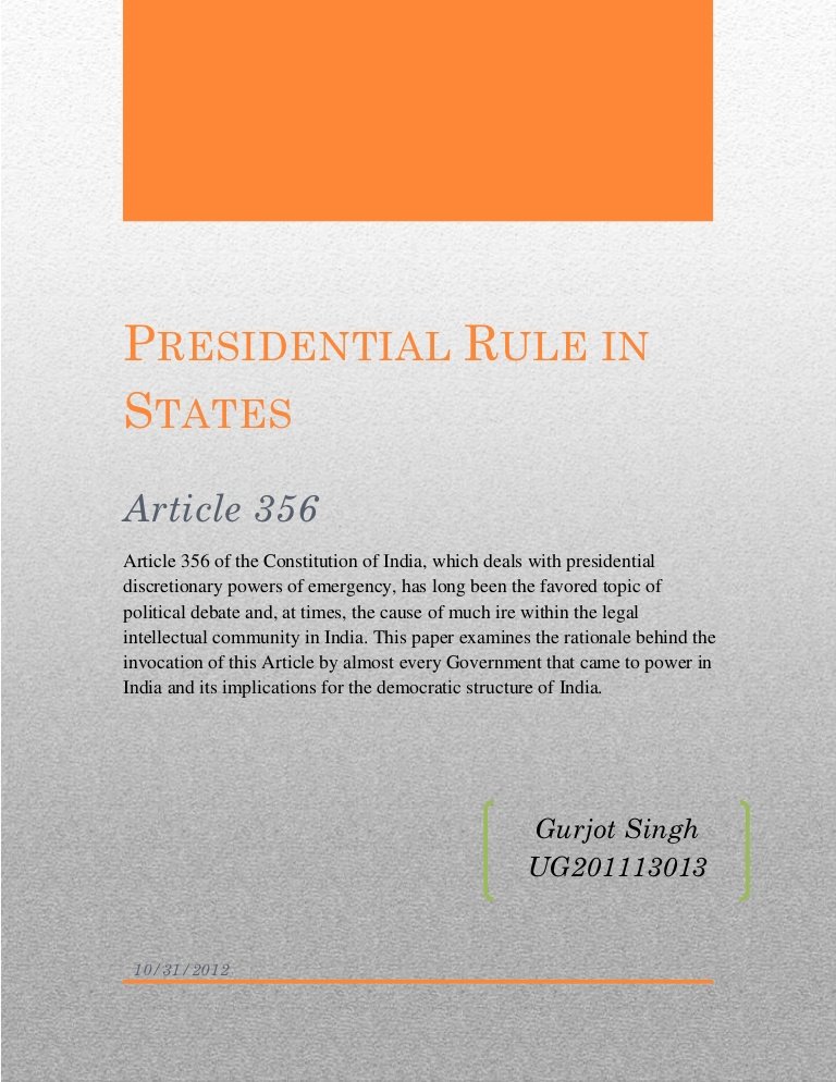 The record:Art-356 has been used/misused more than 125 times though B.R. Ambedkar had assured that it'd remain a dead letter.Both on Art-356 & the Governor, experience has proven Dr.Ambedkar wrong. (6/16)