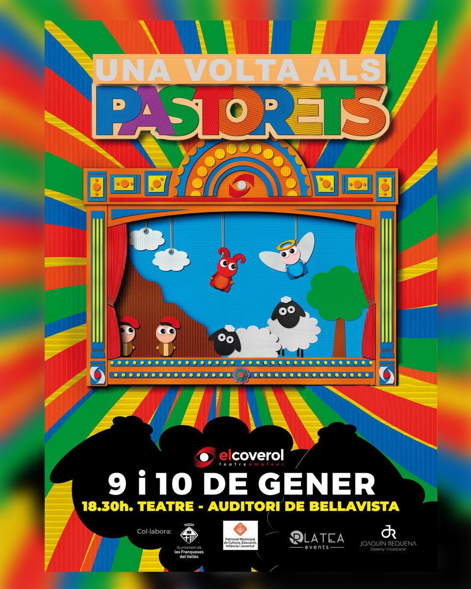 Bon dia #lesFranqueses! Avui, 🌡entre -1º i 8º. Aquest cap de setmana <a href="/elcoverol/">El Coverol</a>  fa una volta als Pastorets. Tot un clàssic de cada Nadal que no us podeu perdre. Serà ds. 9 i dg. 10 a les 18.30 h al Teatre Auditori de Bellavista.