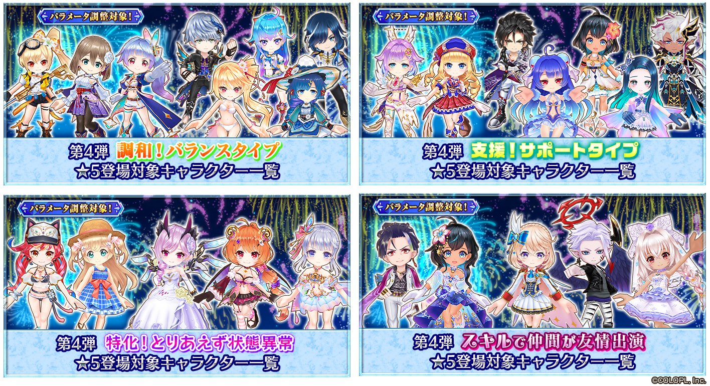 7周年 白猫プロジェクト 公式 大感謝 プレゼントフェスタ の第4弾がスタート 今回も1日1回 キャラ 1回 ガチャをチケットで引くことができるので ログインをお忘れなく さらに 超凱旋ガチャ第4 7周年 白猫プロジェクト 公式 大感謝 プレゼントフェスタ の第4弾がスタート 今回も1日1回 キャラ 1回 ガチャをチケットで引くことができるので ログインをお忘れなく さらに 超凱旋ガチャ第4