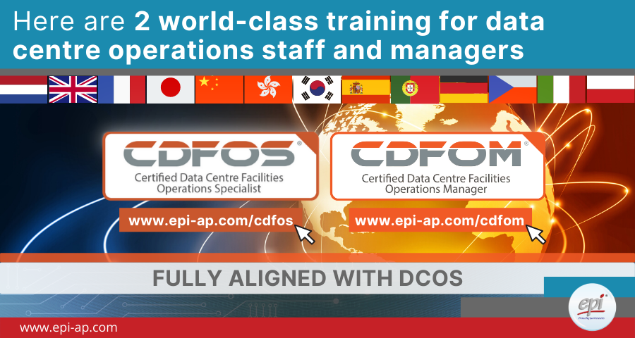 Time is money, so check out the training now and accelerate your promotion!
CDFOS - ow.ly/ABO950D32ht
CDFOS - ow.ly/H40D50D323T

#datacenter #datacentre #datacenterlife #datacenteroperations #operations #training #certification #cdfos #epigroup