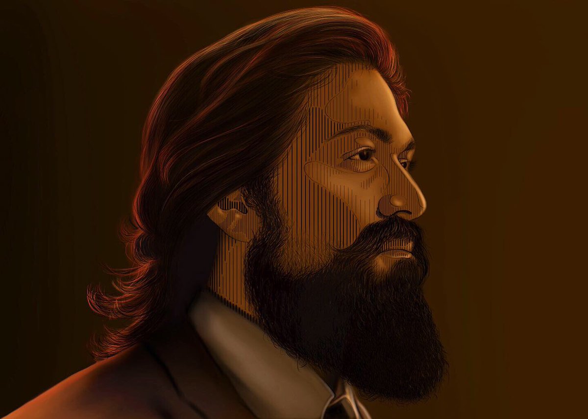 sohbelim05's tweet photo. Happy Birthday 🥳 @TheNameIsYash .
.
#happybirthday #yash #rockybhai #kfg #kgfchapter2 #alwaysabeardo  #portraitstudy #portrait #illustration #graphicillustration #sketchbook https://t.co/xfyz6yAc94