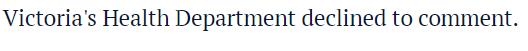 Did you really expect them to comment on a strain that was contained? Keeping in mind that viruses mutate all the time. Water is wet. The sky is blue. Hayden tweets a lot.