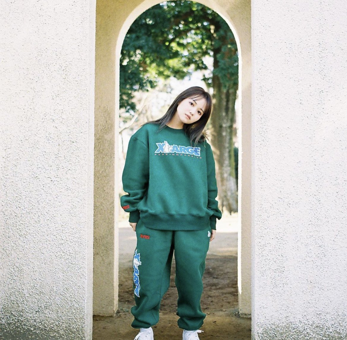 XLARGE×FR2 スウェット グリーン Mサイズ