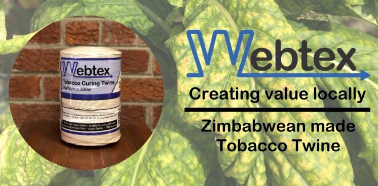 WebtexZw's tweet photo. Supporting the local value chain every step of the way🧶⚙️🌱 #tobaccotwine #tobacco #zimfarming #agriculture #exportcrop #localcotton #manufacturing #supportlocal #webtexzw https://t.co/J7At13UIKv