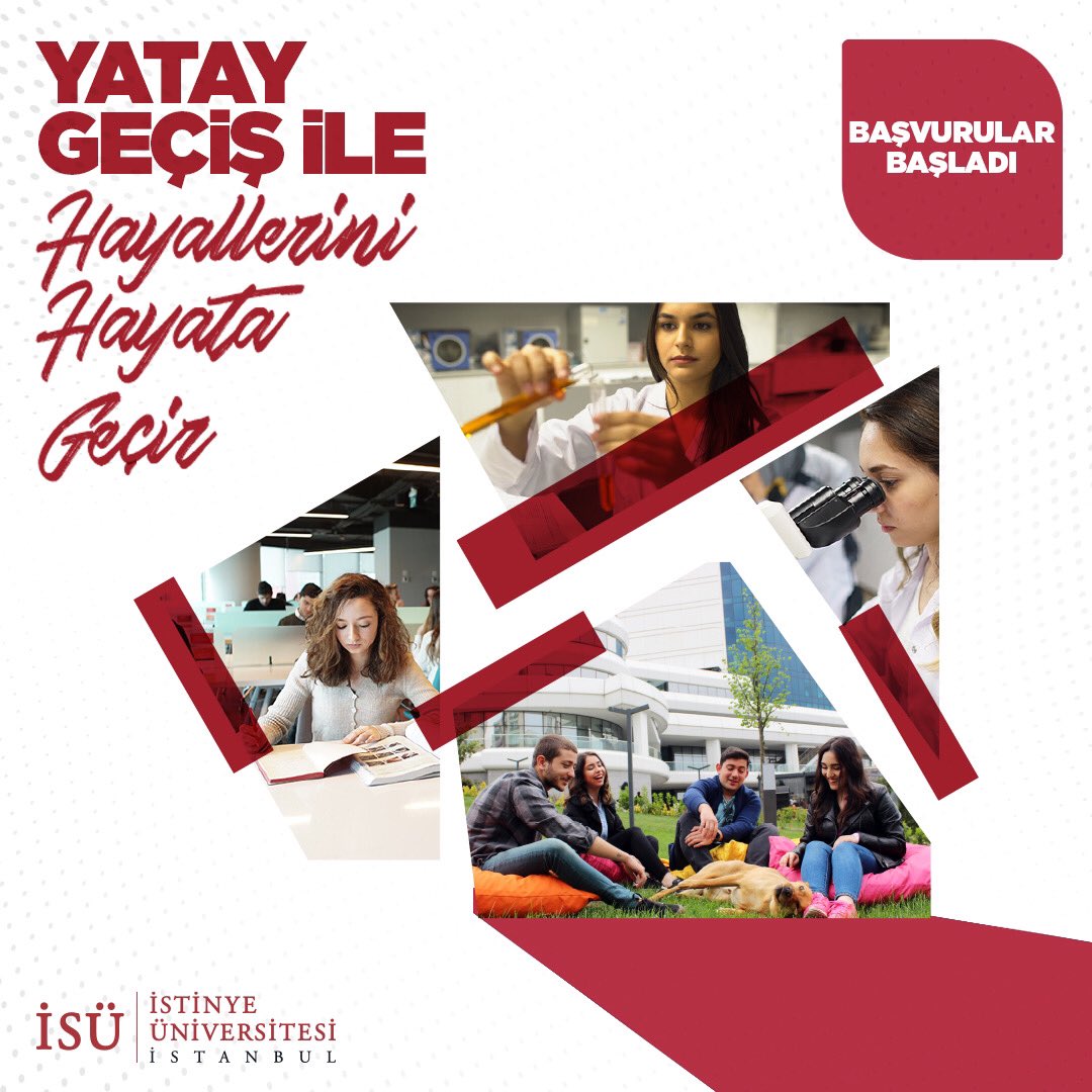 istinyeunivedu's tweet photo. Bahar dönemi #yataygeçiş başladı.👍🏻
Yatay geçiş ile hayallerini hayata geçir!
ℹ️Detaylı bilgi için: https://t.co/RtaP6CgDr1
#istinyeli https://t.co/SOtg9xczUs